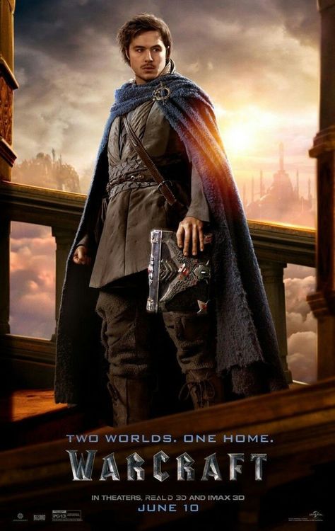 World Of Warcraft Movie, Robert Kazinsky, Ben Schnetzer, World Of Warcraft 3, Duncan Jones, Movie Character Posters, Warcraft Movie, Paula Patton, Warcraft Art