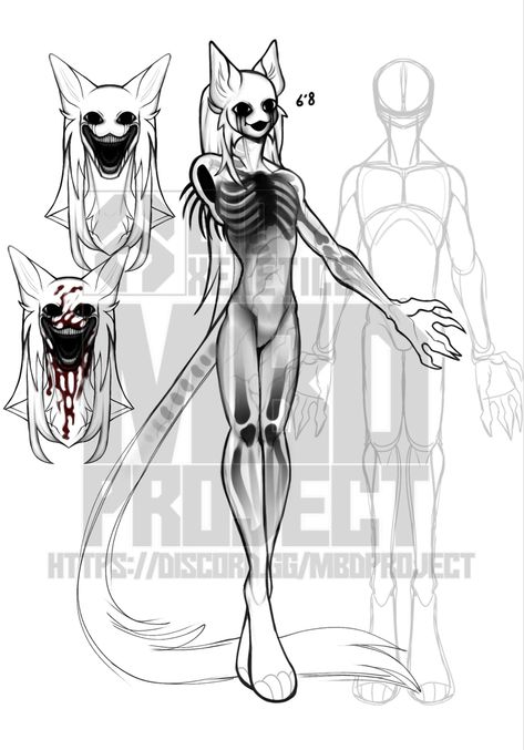 Art Reference Monsters, Monster Character Design Horror, Creature Designs Creepy, Monsters Art Scary, Gore References Drawing, Transformation Drawing Reference, Uncanny Valley Monster, Gore References Poses, Creature Body Reference