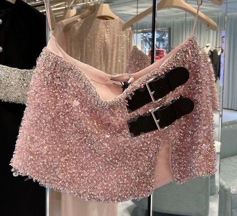 Miu Miu skirt Pink Sequin Skirt Outfit, Miumiu Skirt, Mini Miu, Pink Mini Skirt Outfit, Sequin Two Piece, Sequin Skirt Outfit, Miu Miu Skirt, Sequin Mini Skirt, Apartment Tour