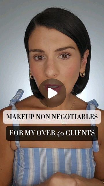 Kate | Makeup Tips on Instagram: "My Makeup Non Negotiables for My Over 40 Clients
A few of the things that I will always do to ensure you feel like the best version of you! 🤍🤍

#makeupprep #makeupover40 #beautyover40 #beautysecrets #promakeup #promua #mua #facialoil" Simple Chic Makeup, Makeup Ideas For Over 40 Over 40, Anti Aging Makeup Look Younger, Over 40 Glam Makeup, 35+ Makeup, Natural Holiday Makeup, Over 40s Makeup, Makeup That Makes You Look Older, Makeup For Over 40 How To Apply