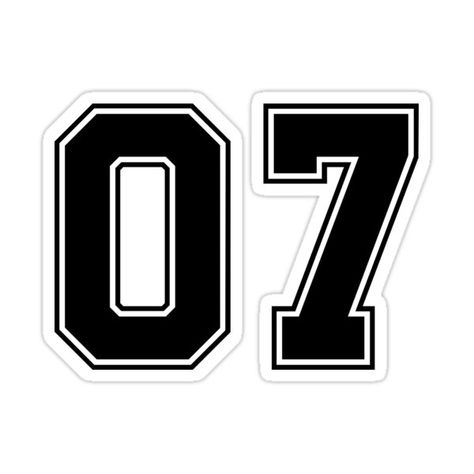 07 Number Logo, 12 Number Logo, Stickers With Black Background, Senior Jacket Stickers, Hoodie Outline, Senior Jackets Patches, Senior 25, Senior Year Fun, Baseball Numbers