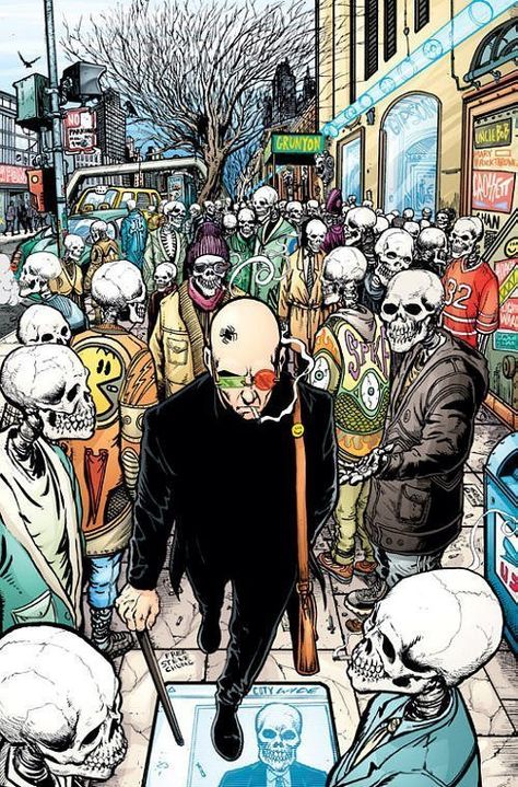 #Transmetropolitan Fisheye Perspective, Warren Ellis, Vertigo Comics, Comic Poster, Comic Manga, Arte Cyberpunk, Dope Art, Comic Book Covers, Graphic Novels