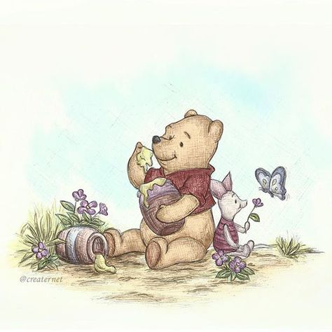 I made an edit of my biro drawing of Winnie the Pooh and Piglet  #winniethepooh #piglet #biro #drawing #sketchbook #art #illustration #disney #arts_gallery #art_spotlight #blvart #arts_help #4_arts #disneyart #disneyartfeatures #disneyspotlightfeatures #lookkristina #worldofartists #rtistic_feature #artistic_nation #bestartblog Winnie The Pooh Fall, Winnie The Pooh Tattoos, Biro Drawing, Fall Illustration, Winnie The Pooh And Piglet, Pooh And Piglet, Winnie The Pooh Pictures, Cute Winnie The Pooh, Arts Gallery