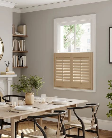 Café Style Shutters | California Shutters Cafe Shutters, Cafe Style Shutters, California Shutters, Rental House, Cafe Style, Shutters, House Rental, Living Spaces, New Homes