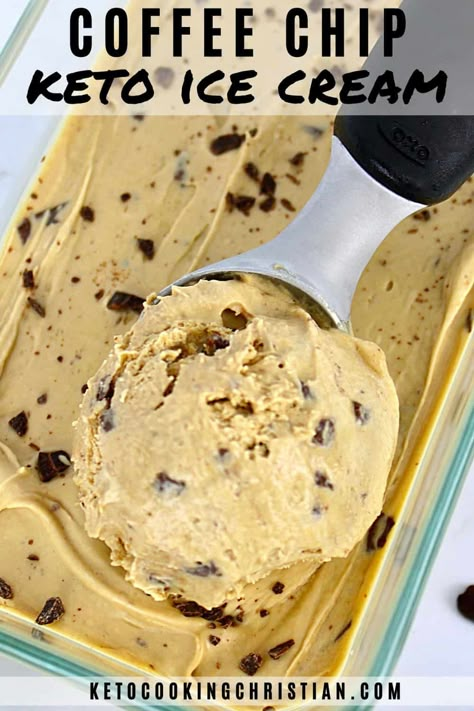 Keto Friendly Ice Cream, Keto Beginner, Coffee Ice Cream Recipe, Sugar Free Ice Cream, Ice Cream Recipes Machine, Beginner Recipes, Low Carb Ice Cream, Postre Keto, Keto Coffee