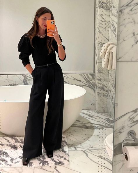 TOVE on Instagram: “@ariellecharnas X TOVE Wearing the Mica Trouser #WomenOfTove” Arielle Charnas Style, Arielle Charnas, Dive In, The Good, Jumpsuit, Trousers, My Style, Tumblr, How To Wear