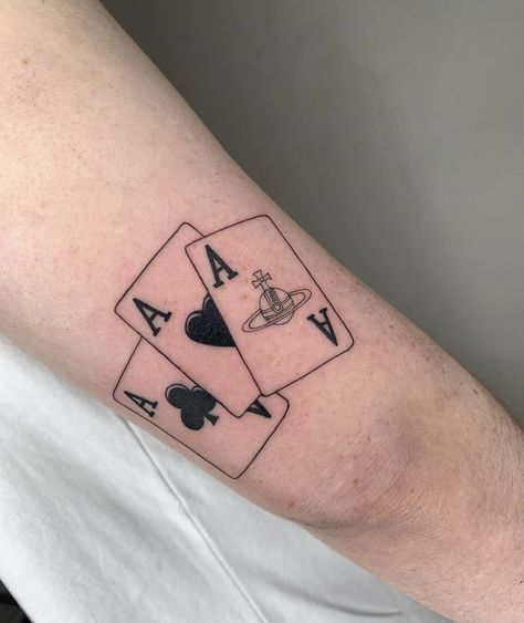 Deck Of Card Tattoo, Card Deck Tattoo, Deck Of Cards Tattoo, Playing Cards Tattoo, Aces Tattoo, Playing Card Tattoo, Portuguese Tattoo, Cards Tattoo, Playing Card Tattoos