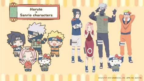 sanrio naruto - Google Search Sanrio Naruto, Naruto X Sanrio, Ninja Games, Team Minato, Naruto Merchandise, Naruto Team 7, Naruto Teams, Popular Series, Naruto Series