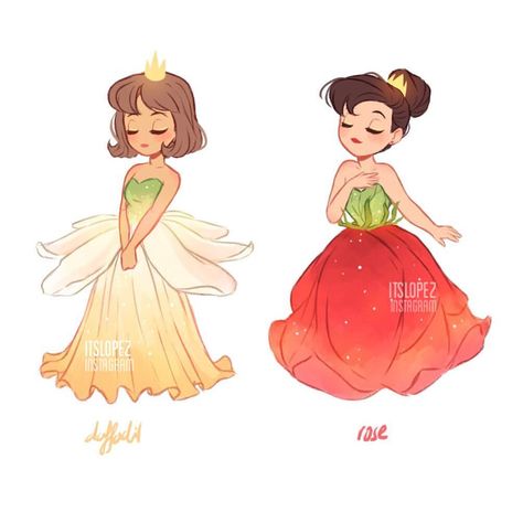 ✨daffodil and rose fairies✨I’m doing a series of 12 fairies, which other flower fairies do you think I’m doing?👀 Laia Lopez, Rose Fairy, Flower Fairies, Princess Art, First Art, Art Challenge, Art Plastique, Pretty Art, A Series