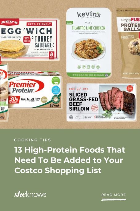 Best High-Protein Foods at Costco: High Protein Foods At Costco, Costco High Protein Meals, Costco Protein Snacks, Costco High Protein Shopping List, High Protein Shopping List, Costco High Protein, Protein Shopping List, Costco Protein, Best High Protein Foods