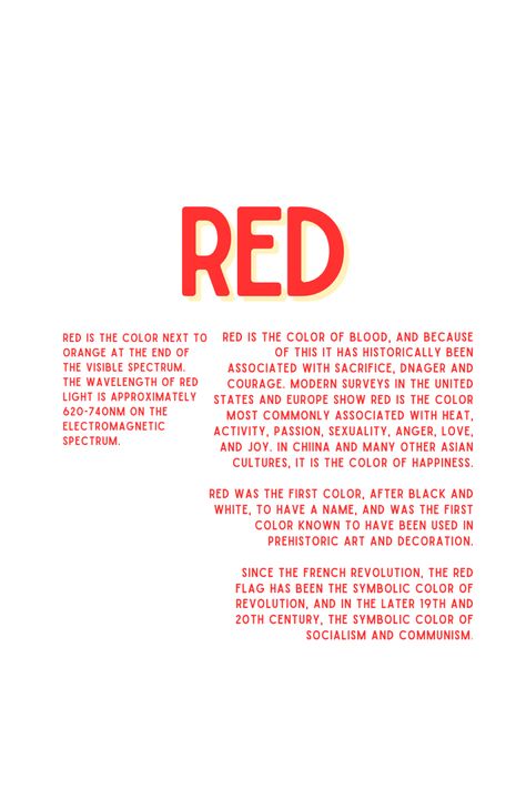 #red #color #meaning Meaning Of Red Color, The Color Red, Red Spiritual Meaning, Radiant Red Color, Types Of Red Color Shades, Red Symbolism, Color Catalog, Red Chair, Elements And Principles