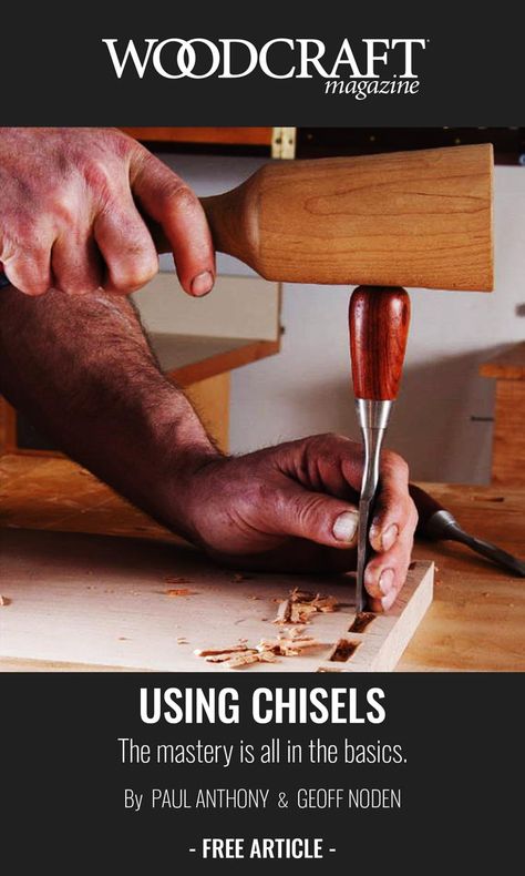 Splitting Wood, Woodworking Chisels, Woodworking Crafts, Woodworking Tools, Wood Shop, Woodworking Projects, Wood Crafts, Tools, Magazine