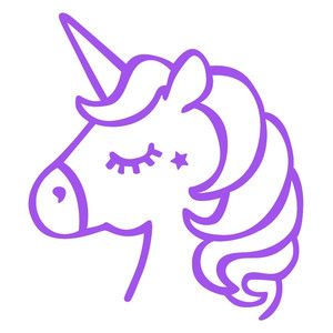 unicorn outline Unicorn Outline, Unicorn Stencil, Cup Vinyl, Idee Cricut, Sticker For Car, Yeti Tumbler, Unicorn Coloring Pages, Tumbler Decal, Cameo Projects