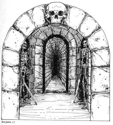 Russ Nicholson, Dungeon Environment, Dungeon Art, Mork Borg, Old School Art, Dungeon Crawler, Classic Rpg, Dungeon Synth, Dragons Art