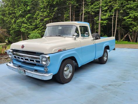 Custom 1957 Ford F100 Pickup With a 302 V8 - Hemmings.com 1957 Ford F100, Truck Pictures, Ford F100, V8 Engine, Ford Pickup, Ford Truck, Cars For Sale, The End, Pick Up