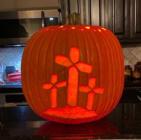 Cross Carved Pumpkin, Cross Pumpkin Carving, Christian Jack O Lantern, Pumpkin Carving Ideas Christian, Christian Pumpkin Carving Ideas, Christian Pumpkin Carving, The Old Rugged Cross, Cute Pumpkin Carving, Rugged Cross