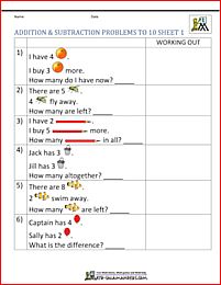 1st grade Addition and Subtraction problems image 1st Grade Addition And Subtraction, 1st Grade Addition, Math Grade 1, Addition And Subtraction Word Problems, Mental Maths Worksheets, Maths Worksheet, Mental Maths, Addition Words, Addition Word Problems