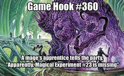 Dnd Hooks, Adventure Hooks, Story Hooks, Quest Ideas, Dm Tips, Game Hooks, Game Hook, Dnd Stories, Dungeons And Dragons Memes