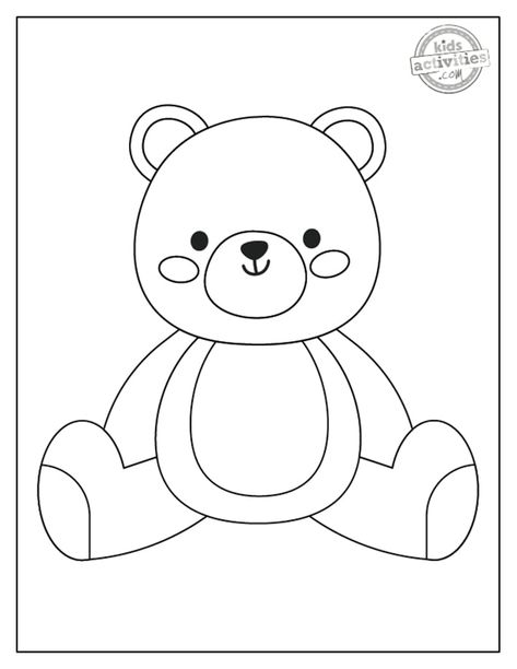 Teddy Bear Coloring Pages Free Printable, Bear Template Free Printable, Bear Coloring Pages Free Printable, Teddy Bear Printable, Teddy Bear Template, Teddy Bear Coloring Pages, Kindergarten Coloring, Bear Template, Kindergarten Coloring Pages