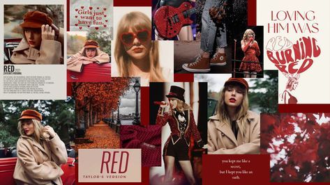 Computer Background inpired by Red (TV) by Taylor Swift Taylor Swift Christmas Wallpaper, Taylor Swift Red Album, Red Tv, Taylor Swift Christmas, Selena And Taylor, Taylor Swif, Computer Background, Wallpaper Macbook, Cute Laptop Wallpaper