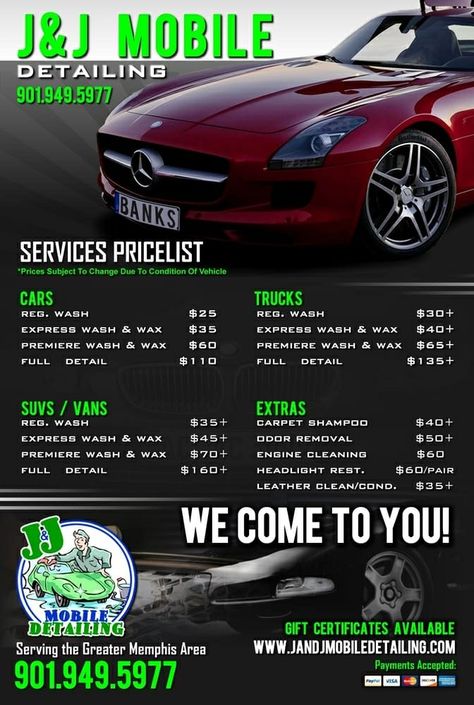 Detailing business Mobile Car Wash Business Ideas, Car Detailing Prices, Mobile Car Detailing Business, Starting A Car Detailing Business, Detailing Business Ideas, Car Detailing Business Ideas, Mobile Detailing Business, Auto Detailing Logo Ideas, How To Start A Car Detailing Business