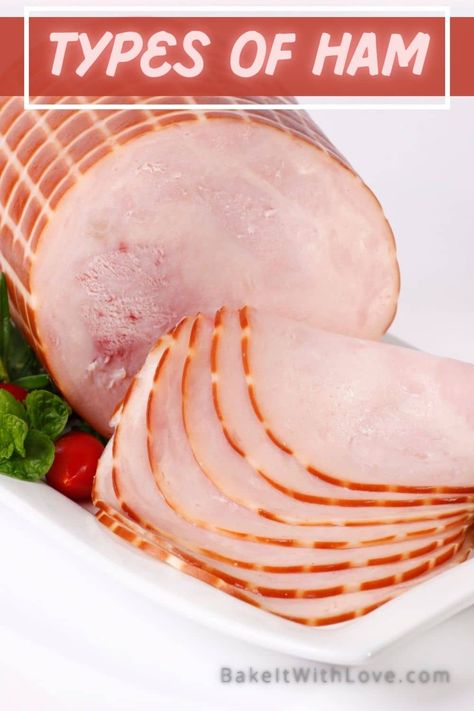 Honey Cured Ham Recipe, Types Of Ham, Picnic Ham, Deli Meat Recipes, Ham Chowder, Gingersnap Crust, Honey Baked Ham, Meat Sandwich, Deli Ham