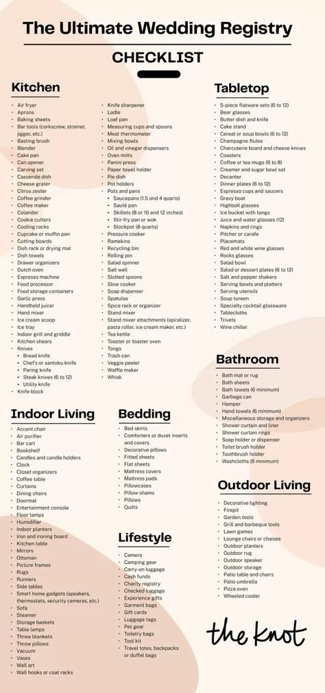 Newly Engaged Checklist, Wedding Planning Tips And Tricks, Wedding Organization Ideas, Target Wedding Registry Ideas, Amazon Wedding Registry Ideas, September Wedding Ideas, Wedding Decor Checklist, Wedding Registry Essentials, Wedding Registry List