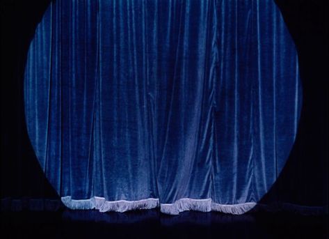 Velvet Curtains Photoshoot, Movie Musicals Aesthetic, Olivia Twelfth Night Aesthetic, Theatre Curtains Aesthetic, Blue Set Design, Lynchian Aesthetic, Theatrical Aesthetic, Theatre Background, Tales Of Hoffmann