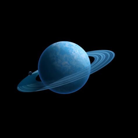 Aesthetic Planets Icon, Blue Planet, Blue Planet Icon, Neptune Planet Aesthetic, Planet Saturn Aesthetic, Blue Planet Black Background, Space Banner, Planet Project, Celestial Seasonings