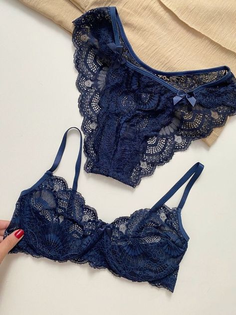 Dark Blue Lingerie, Girl Energy, Cute Sleepwear, Lingerie Inspiration, Blue Lingerie, Effortlessly Chic Outfits, Cute Bras, Cute Lingerie, Aerosmith