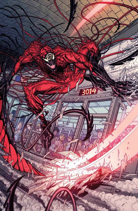 Nick Bradshaw, Explosion Art, Carnage Symbiote, Absolute Carnage, Cletus Kasady, Carnage Marvel, Symbiotes Marvel, Marvel Spiderman Art, Spiderman Comic