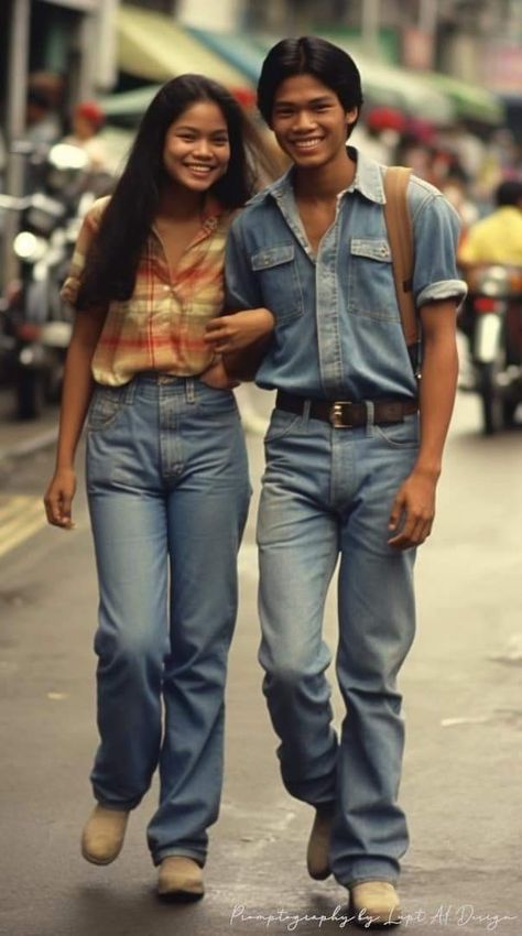 80s Filipino Fashion, Modern Retro Outfit Men, 90s Fashion Philippines, 2425 Kdrama, 70s Philippines, 1980s Philippines, Outfit Ideas Philippines, Retro Asian Fashion, Modern Retro Outfits