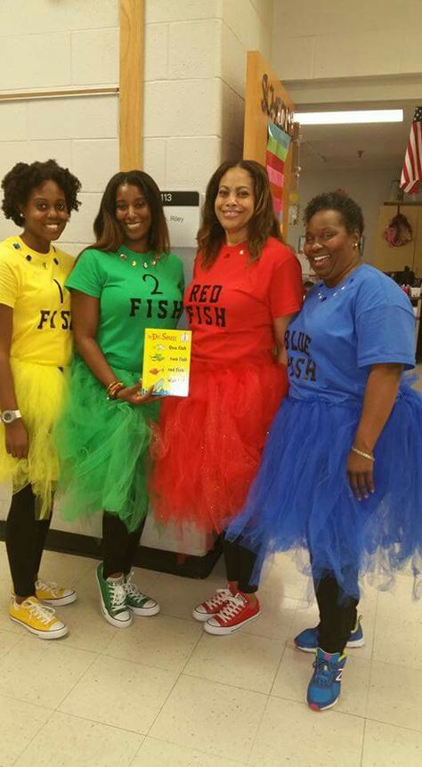 Literacy Character Day Dr. Seuss' 1 Fish, 2 Fish, Red Fish, Blue Fish Red Fish Blue Fish, Red Fish, Halloween, Red, Blue