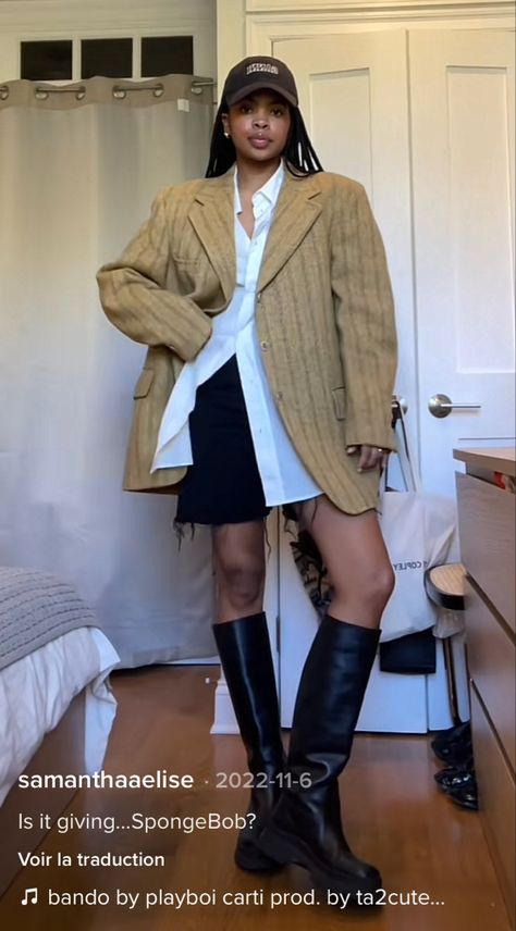 Oversized blazer look Oversized Blazer And Shorts Outfit, Plaid Oversized Blazer Outfit, Oversized Blazer Outfit 2023, Layered Blazer Outfit, Oversized Navy Blazer Outfit, Oversized Blazer Photoshoot, Boxy Blazer Outfit, Beige Oversized Blazer Outfit, Over Size Blazer Outfits