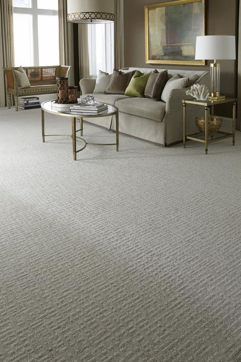 Hot Carpet and Rug Styles for 2015: Milliken's new "Crystal Stitch" carpet, introduced at TISE 2015, has many of this year's trendy features. Carpet Crochet, Carpet Diy, Basement Carpet, Iranian Carpet, Hotel Carpet, Patterned Wall, Textured Carpet, Carpet Trends, Cheap Carpet Runners