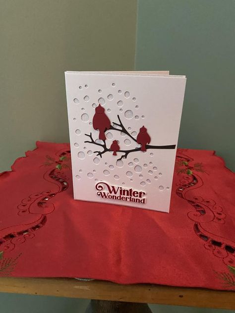 Canadian Card Creators 🇨🇦❤️🇨🇦 | Cute cardinal one | Facebook Cardinal Christmas Cards, Cardinal Cards, Living In Canada, Group Rules, Cardinal Christmas, Christmas Cardinals, Winter Wonderland, Greeting Card, Cards Handmade