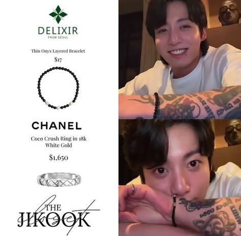 Bts Bracelet Diy, Affordable Jewelry Sites, Jungkook Bracelet, Jungkook Instagram, Jewelry Kpop, Bts Bracelet, Army Accessories, Bts Wallpaper Desktop, Pop Jewelry