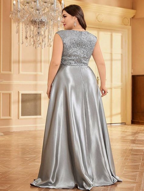 Maxi Dress Designs, Combination Fashion, 1920s Flapper Dress, Plus Size Formal, Plus Size Formal Dresses, Gala Dinner, فستان سهرة, Floor Length Gown, Stunning Gowns