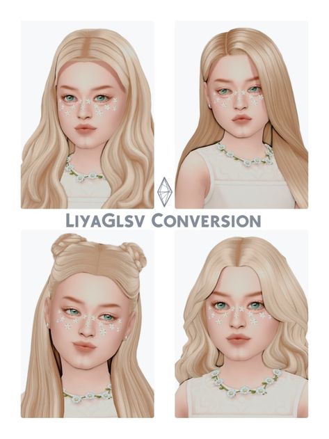 Liyaglsv TS4A Childs Cc Sims 4, Sims 4 Childs Hair, Simplicity Sims 4 Hair, Sims 4 Child Hair Conversions, Sims 4 Children Cc Hair, Free Sims Mods, Alpha Sims 4 Hair, Free Patreon Sims 4 Cc, Child Cc Sims 4 Hair