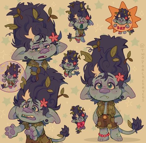 Credits to the artist Trolls Wallpaper Aesthetic, Trolls Human Version, Trolls Branch Fanart, Poppy Trolls Fanart, Trolls Mineez, Trolls Fanart Human, Troll Oc Art, Trolls 3 Fanart, Branch Trolls Fanart