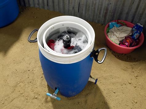 Foot-powered washing machine puts a spin on manual clothes washing | Digital Trends Power Wash Machine, Compact Washing Machine, Spin Dryers, Pedal Power, Emergency Prepping, Camping Survival, Off Grid Living, No Electricity, Green Energy