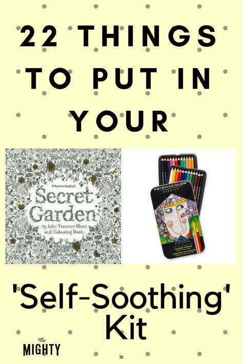 22 Things to Put in Your Self-Soothing Kit | The Mighty #selfcare #healthtips #mentalhealth Work Self Care Kit, Self Care Tool Kit, How To Self Soothe, Calming Kit, Overcoming Setbacks, Comfort Box, Self Care Kit, Lavender Aromatherapy, Care Box