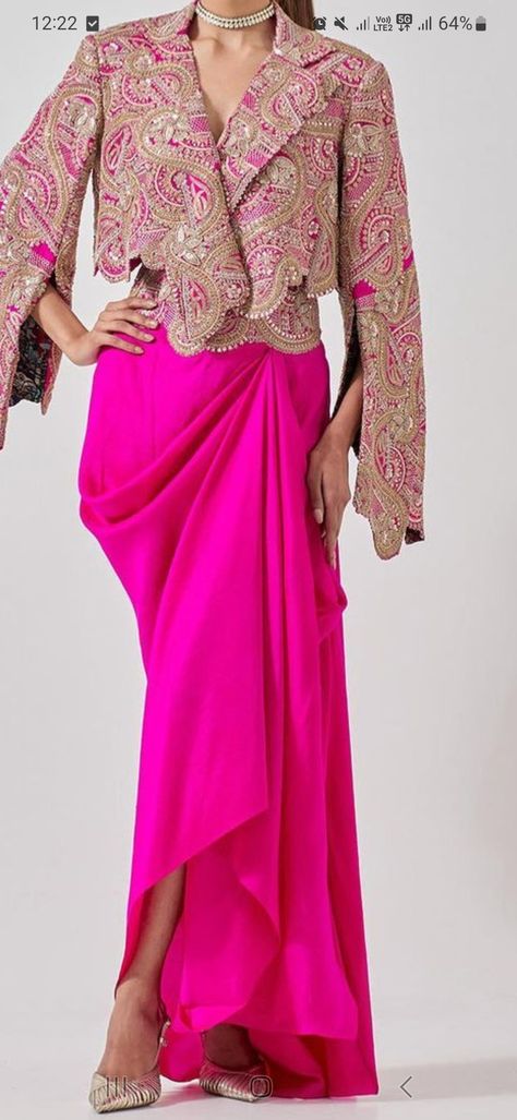 Pink Dress For Haldi Function, Indian Contemporary Fashion, Dhol Night Outfit, Indo Western Co Ord Sets Women, Designer Indo Western Outfits For Women, Cocktail Dress Indian Wedding, Co Ord Sets Women, Dress For Haldi Function, Raksha Bandhan Outfit