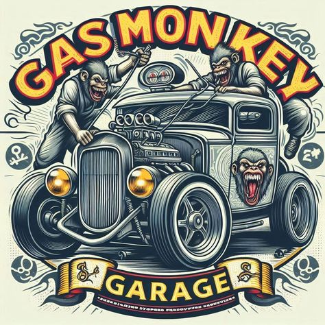 Gas Monkey Garage FanArt created with AI #ai #aiart #aiartwork #aiartcommunity #fanart #gasmonkey #gasmonkeygarage #gasmonkeygaragefan #richardrawlings Richard Rawlings, Monkey Garage, Gas Monkey Garage, Wood Display Stand, Gas Monkey, Garage Signs, Garage Art, Wood Display, Car Cartoon