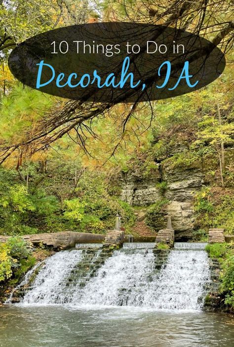 10 Things to do in Decorah, Iowa Decorah Iowa Travel, Decorah Iowa, Driftless Area, Iowa Travel, Saint Anthony Of Padua, Fish Hatchery, Harpers Ferry, Couple Getaway, Beautiful Sites