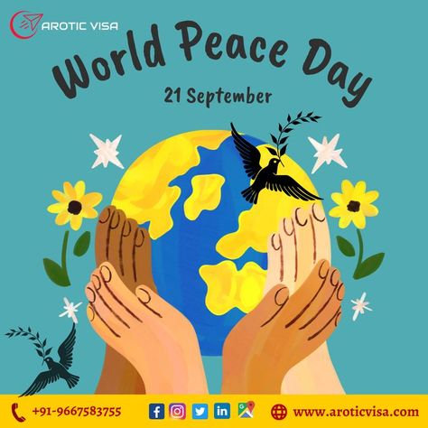 Slogan Wallpaper, Peace Slogans, International Peace Day, United Nations Day, World Peace Day, 2023 Quotes, September Themes, Peace Day, Day Of Peace