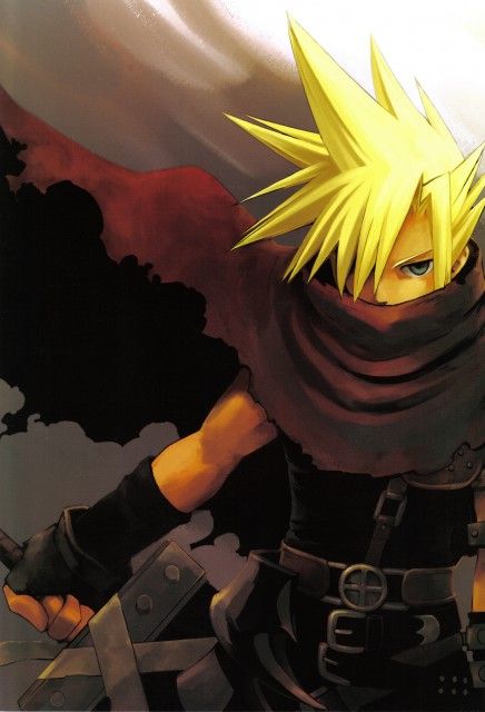 Kingdom Hearts: Cloud Strife - Minitokyo Kingdom Hearts Games, Final Fantasy Cloud, Advent Children, Kingdom Hearts Art, Final Fantasy Artwork, Kingdom Heart, Final Fantasy Art, Cloud Strife, Fantasy Series