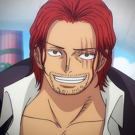 Barba Blanca One Piece, Shanks Icon, Red Hair Shanks, Shanks X Buggy, Shanks One Piece, Doflamingo Wallpaper, Animes Emo, One Piece Man, The One Piece Is Real