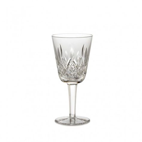 by Waterford Crystal Illustration, Waterford Crystal Lismore, Waterford Lismore, Crystal Goblets, Crystal Stemware, White Wine Glasses, Stones Diy, Crystal Glassware, Waterford Crystal