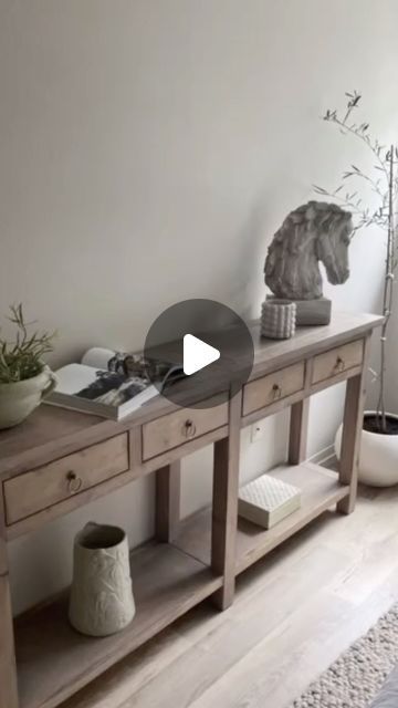 House Of Holub on Instagram: "Your entryway sets the mood for your home Three things that will elevate your entry: -fresh floral -lighting -console table or bench  These are some of our entryway pieces that we sourced + restored over the last year.   #interiorstyling #entrway #reclaimed #primitive #interiordesign #pnw #homedecor" Entryway Table, The Mood, Console Table, Interior Styling, Entryway Tables, Things That, Entryway, Bench, Interior Design